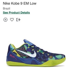 Nike Kobe 9 EM Brazil size 13